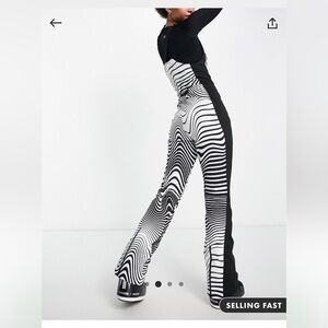Asos 4505 Tall Ski Salopette in Mono Print